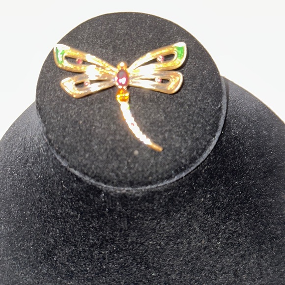 Monet Jewelry - Monet Multi Color Dragonfly Brooch/Pin